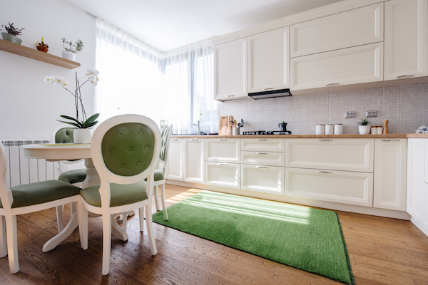 Kitchen interior in a new luxury home