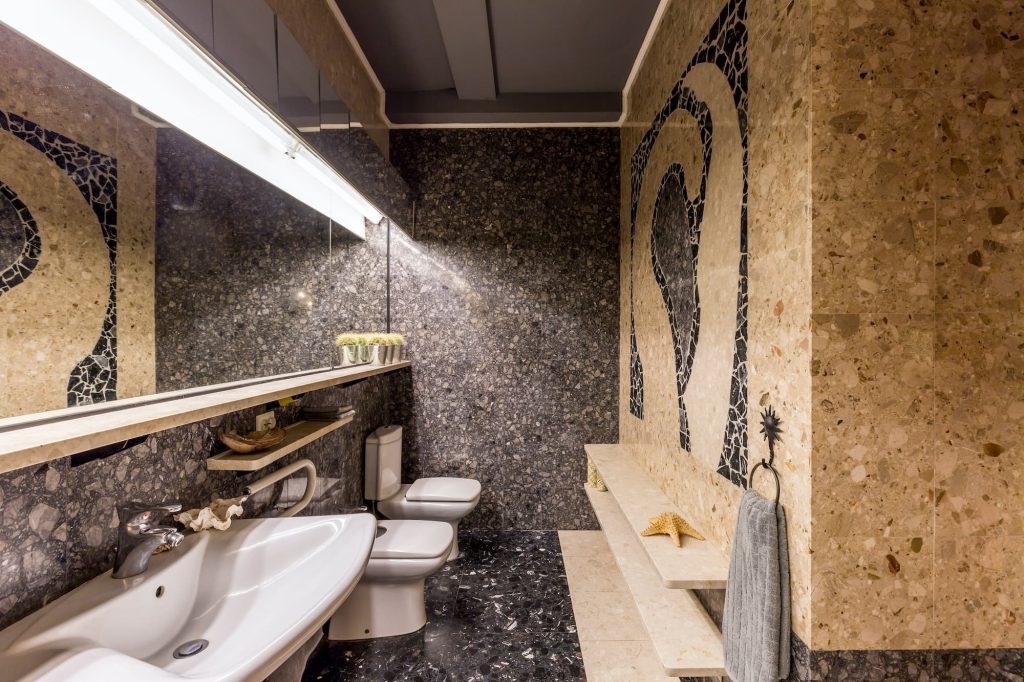 mosaic bathroom